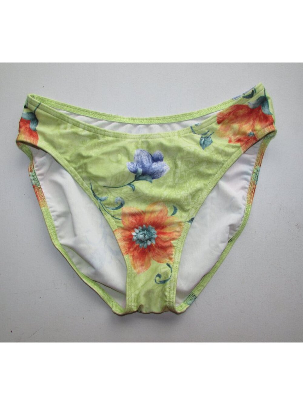 Fit System Floral High Cut Leg Bikini Bottoms